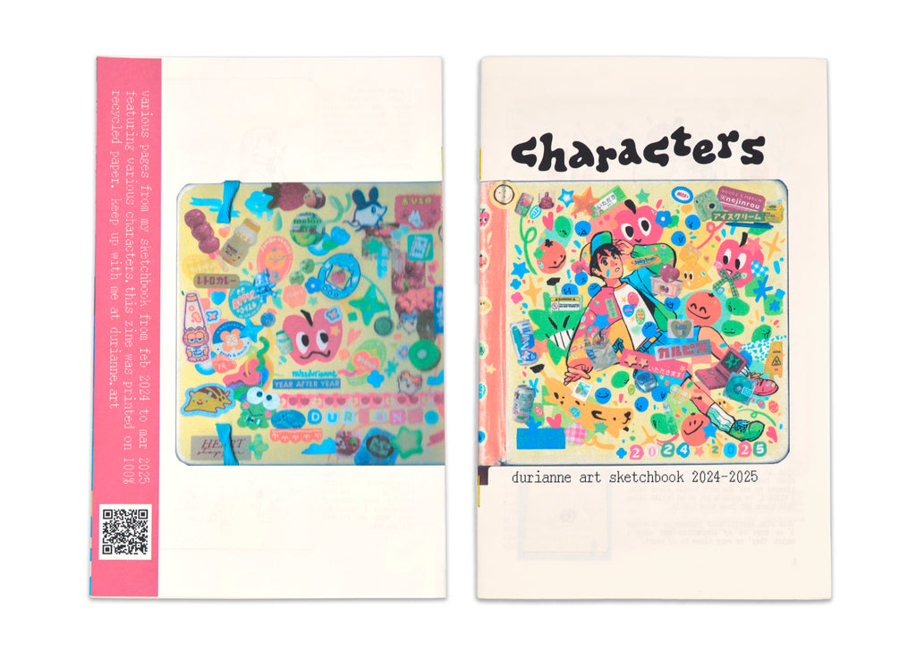 2024-2025 Sketchbook Zines – durianne art