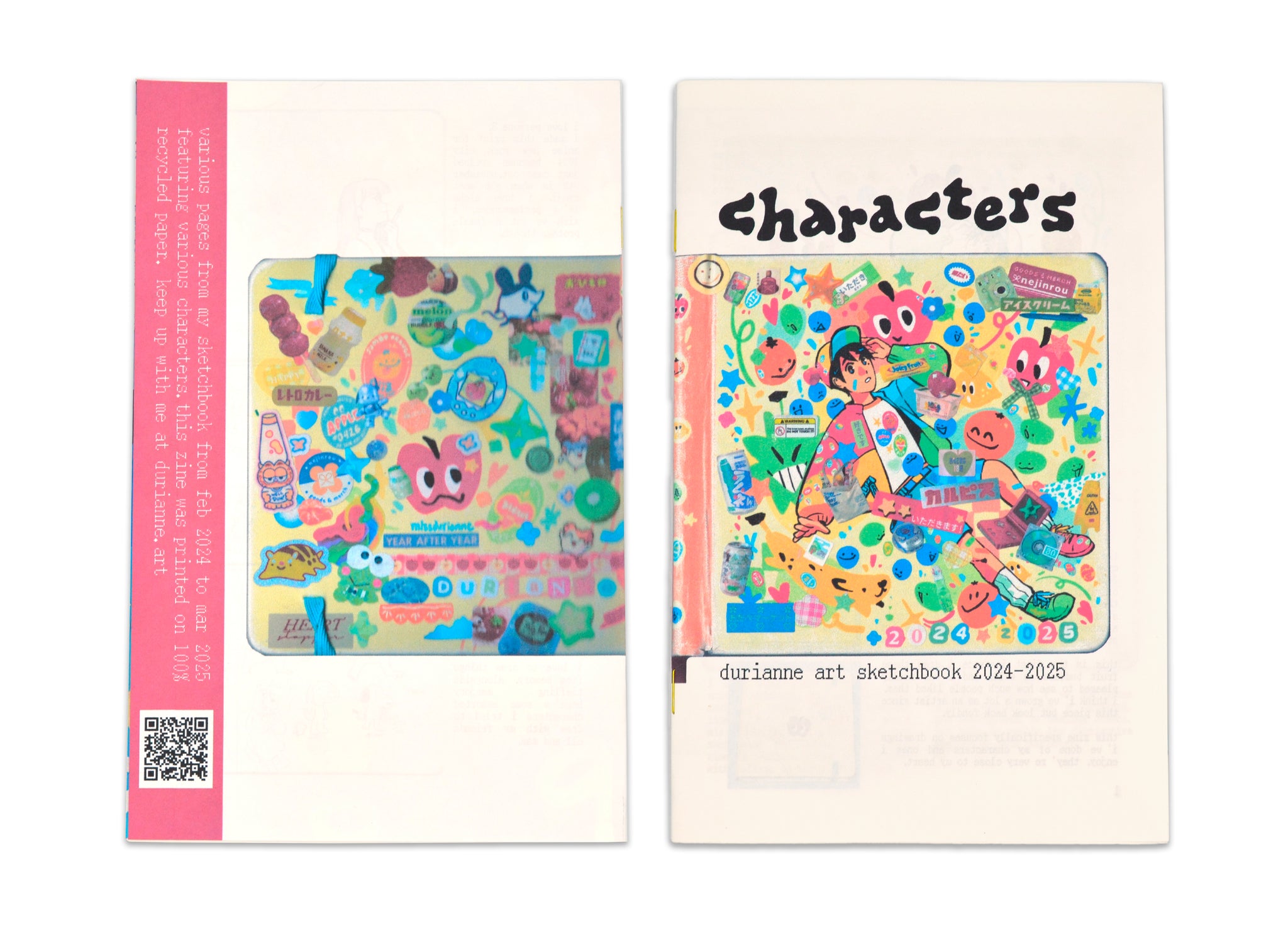 2024-2025 Sketchbook Zines – durianne art